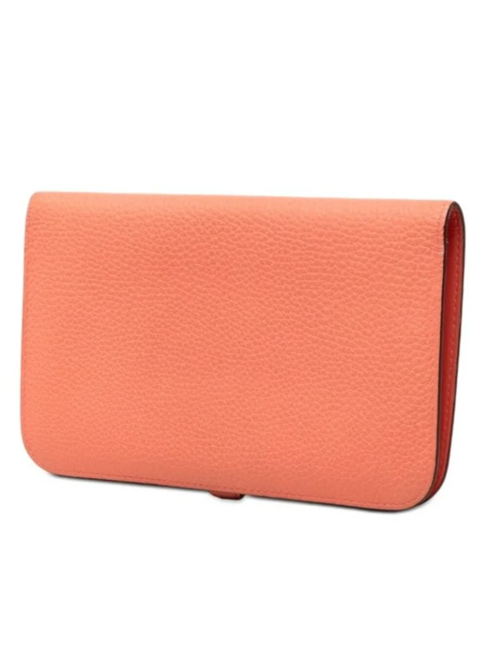 Hermes Dogon GM Bifold Wallet Pink Taurillon Clemence